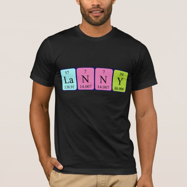 Lanny periodic table name shirt (Front)