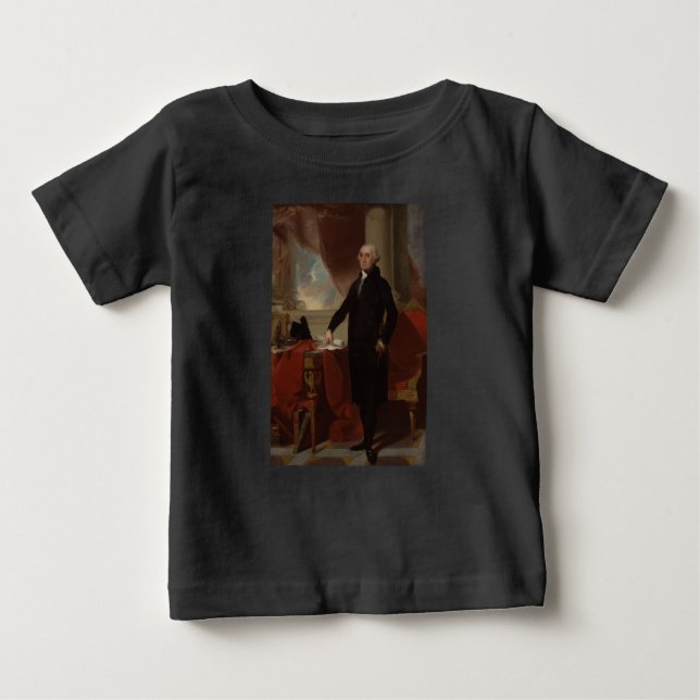 Lansdowne Portrait: US President George Washington Baby T-Shirt (Front)