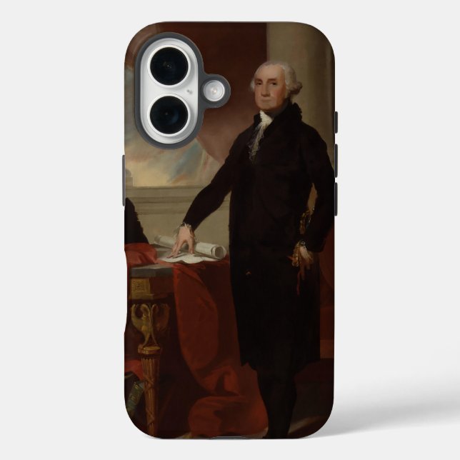 Lansdowne Portrait: US President George Washington Case-Mate iPhone Case (Back)