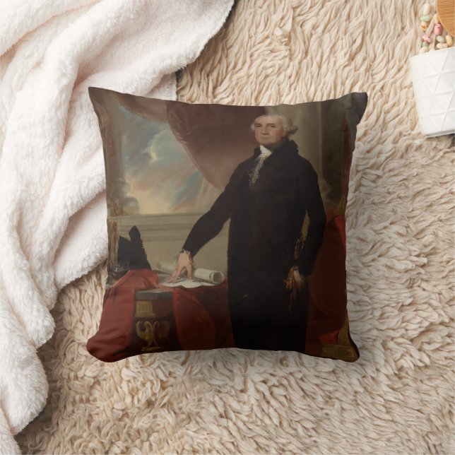 Lansdowne Portrait: US President George Washington Cushion (Blanket)