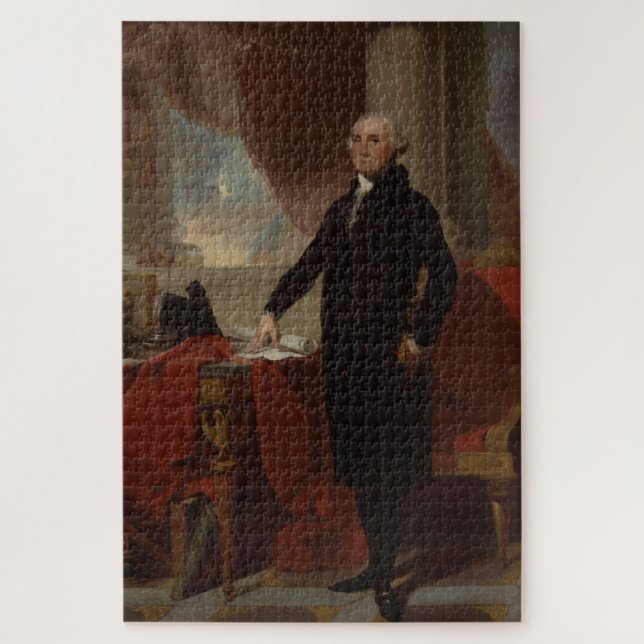 Lansdowne Portrait: US President George Washington Jigsaw Puzzle (Vertical)