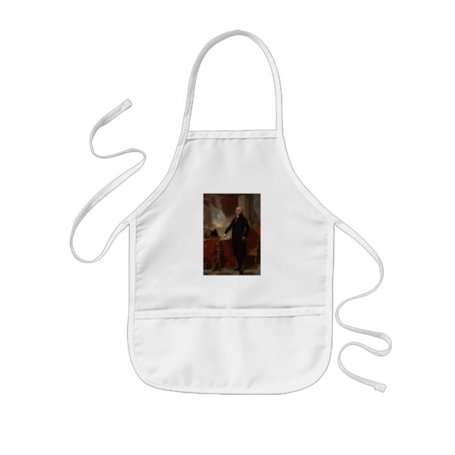 Lansdowne Portrait: US President George Washington Kids Apron (Front)