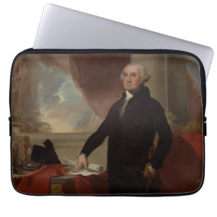 Lansdowne Portrait: US President George Washington Laptop Sleeve