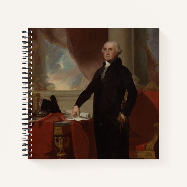 Lansdowne Portrait: US President George Washington Notebook (Front)