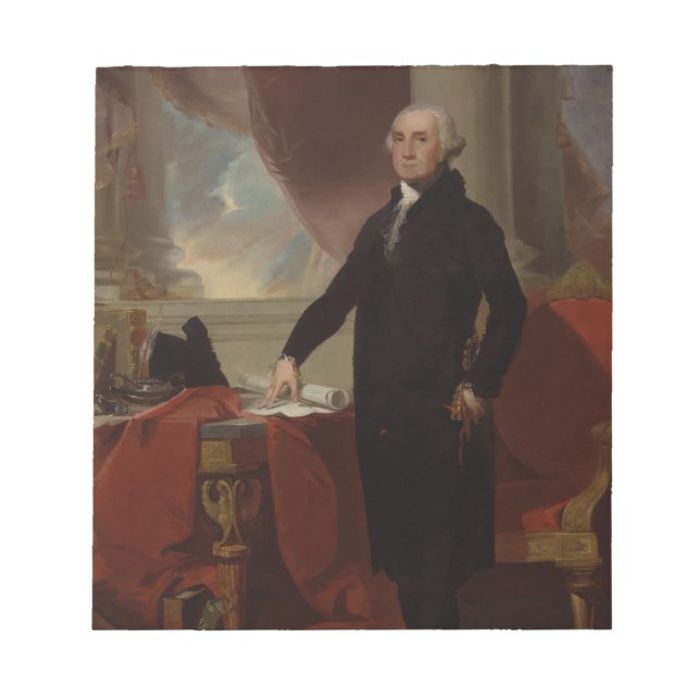 Lansdowne Portrait: US President George Washington Notepad (Front)