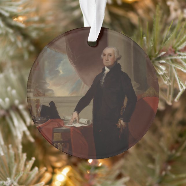 Lansdowne Portrait: US President George Washington Ornament (Tree)