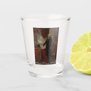 Lansdowne Portrait: US President George Washington Shot Glass