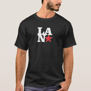 Lansing, MI airport code, Pop art. T-Shirt