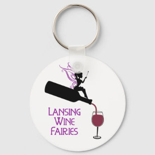 Lansing Wine Fairies Key Ring