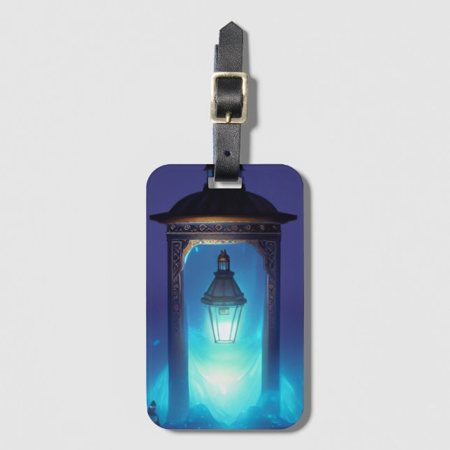 Lantern Art Luggage Tag (Front Vertical)