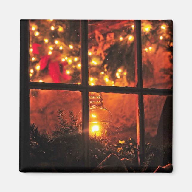 Lantern at Night Magnet (Front)