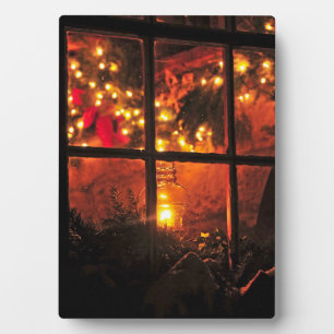Lantern at Night Plaque