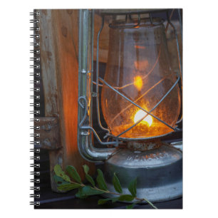 Lantern At Plains Camp, Kruger National Park Spiral Notebook