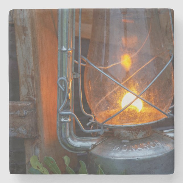 Lantern At Plains Camp, Kruger National Park Stone Coaster (Front)
