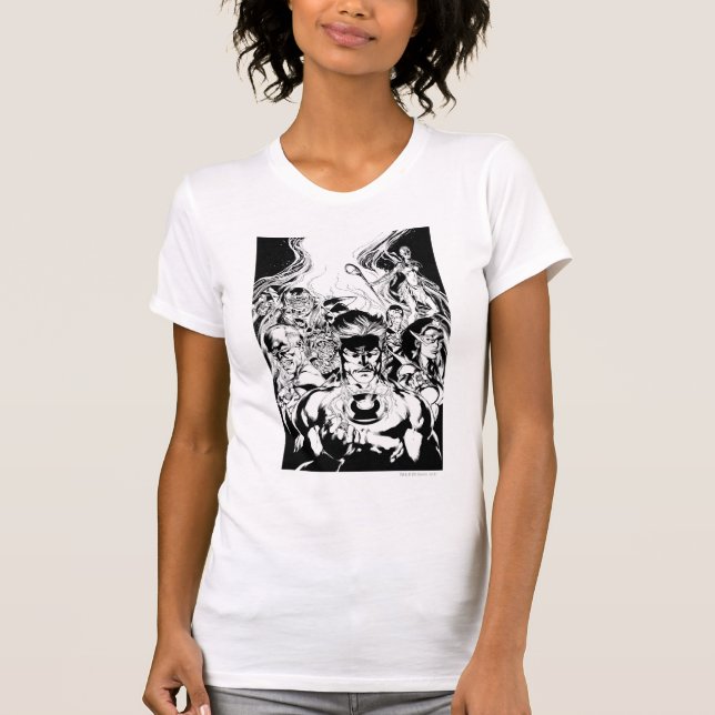 Lantern Corps Group Shot T-Shirt (Front)