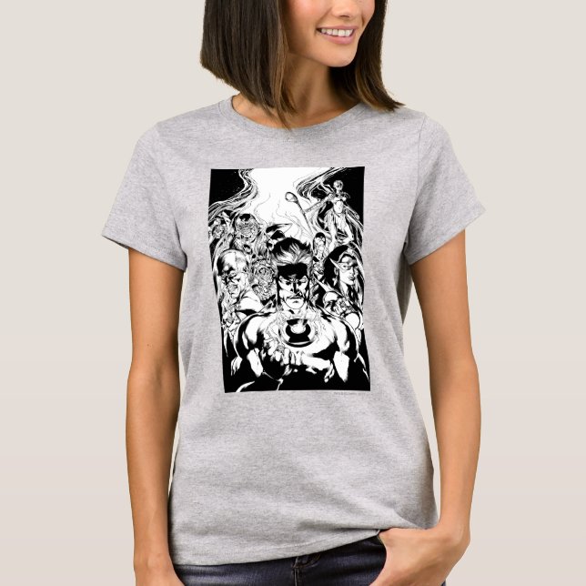 Lantern Corps Group Shot T-Shirt (Front)
