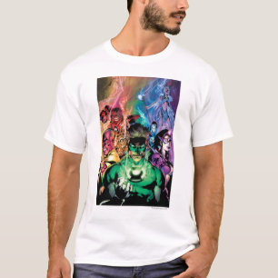 Lantern Corps Group with Colours T-Shirt