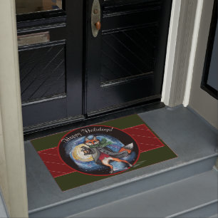 Lantern Fox Welcome Doormat