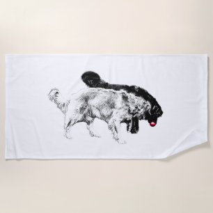 Lantern Glow Guardians Beach Towel