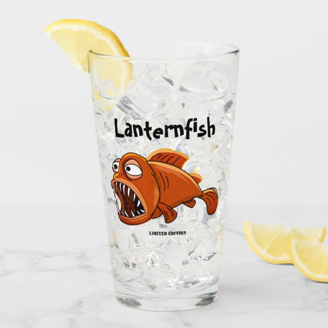 Lantern Orange Fish Glass (Front Ice)