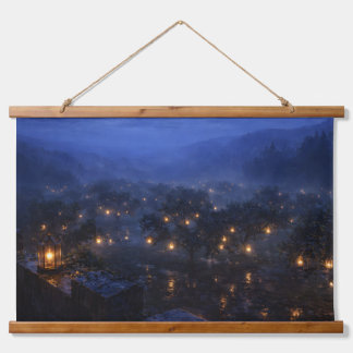 Lantern Valley Village Tapestry