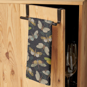 Lanternflies - Pyrops Candelaria & Planthoppers Tea Towel