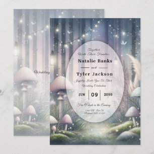 Lanternlight Dreams Enchanted Forest Wedding Invitation
