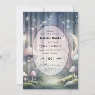 Lanternlight Dreams Enchanted Forest Wedding Invitation