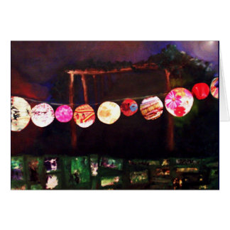 lanterns and pergula