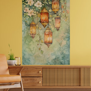 Lantern's Dream, reminiscent of Moroccan or simila Poster