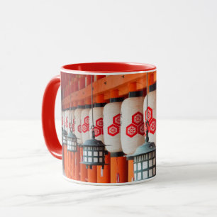 Lanterns inside Itsukushima Shrine Mug