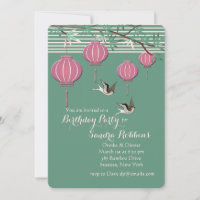 Lanterns Invitation