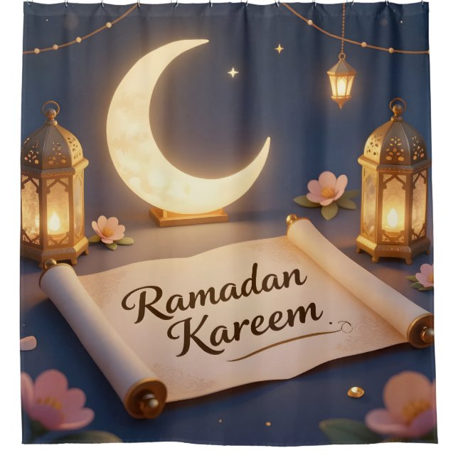 Lanterns Of Blessing -  Shower Curtain (Front)