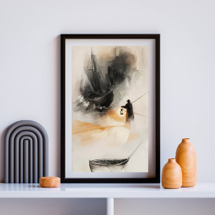 Lanterns of the Silent Tide Poster