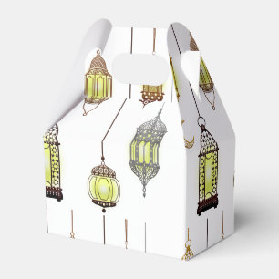 Lanterns Ramadan Mubarak Oriental Arabian Muslim Favour Box