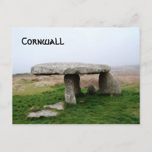 Lanyon Quoit Standing Stones Cornwall England Postcard