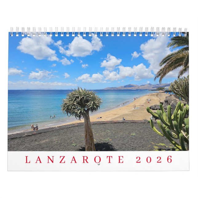Lanzarote 2026 calendar (Cover)