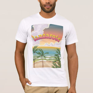 Lanzarote beach travel poster T-Shirt