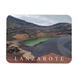 Lanzarote El Golfo view fridge magnet