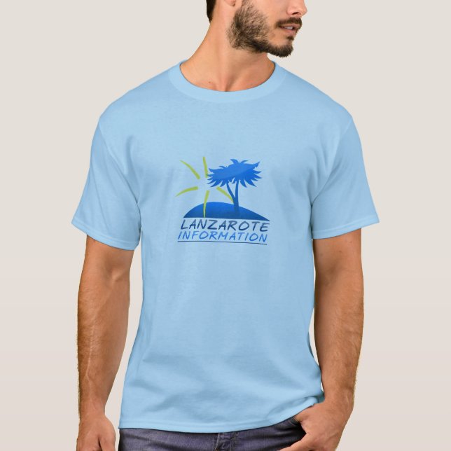 Lanzarote Info Men's T T-Shirt (Front)
