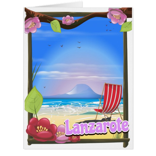 Lanzarote Travel poster (Front)