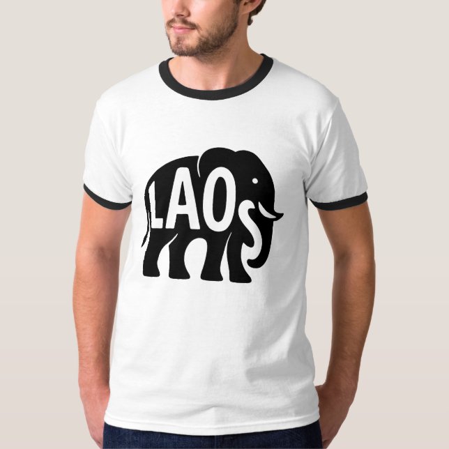 lao elephant  T-Shirt (Front)