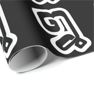 Lao / Laos Number Eight / 8 / ໘ (Bad/Paet) Laoti Wrapping Paper