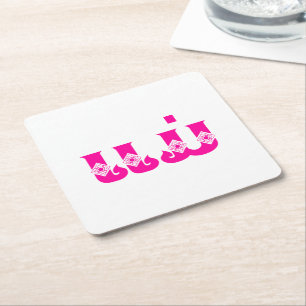 Lao Mother - ແມ່ / Mae - Laotian / Laos Language Square Paper Coaster