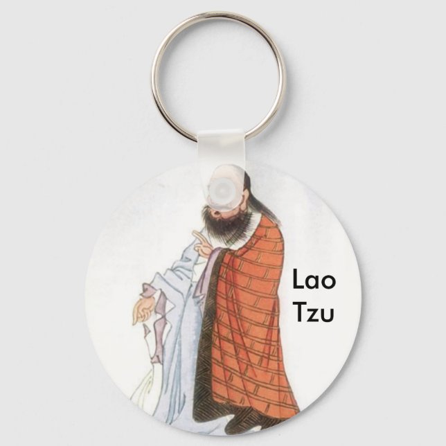 Lao Tzu 2 Key Ring (Front)