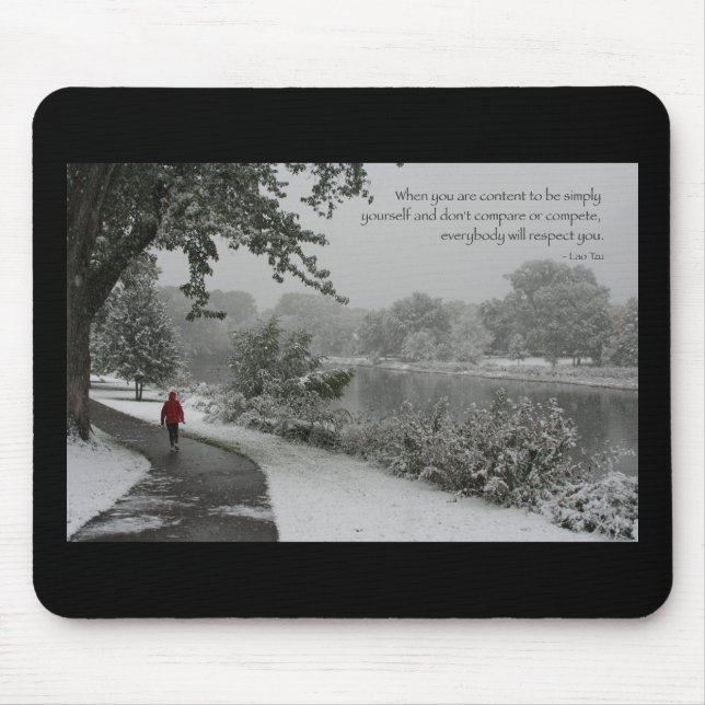 Lao Tzu Quote II Mouse Pad (Front)