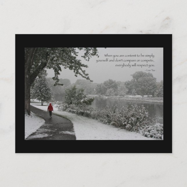 Lao Tzu Quote II Postcard (Front)