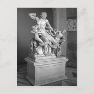 Laocoon Sculpture in the Vatican Museum, Rome. Pic Postcard