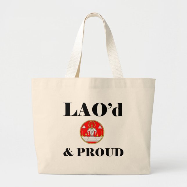 LAO'd & PROUD Beach Bag (Front)