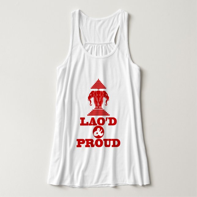 LAO'D & PROUD SINGLET (Design Front)